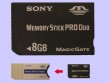 Sony 8 GB Memory Stick PRO Duo Card